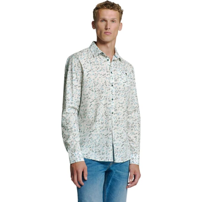 No Excess Shirt Stretch Allover Printed Ice Größe: M | Casual hemden Outlet | Herren