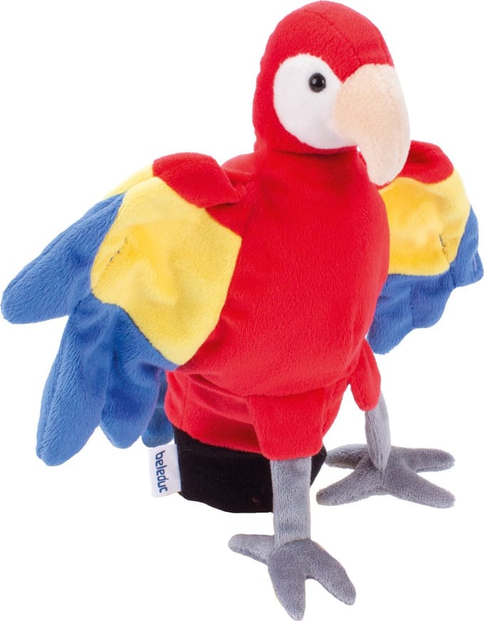 Beleduc Papegaai Speelhandschoen - Handpop
