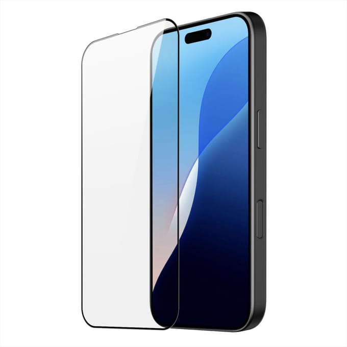 Dux Ducis - Screenprotector geschikt voor Apple iPhone 16 Pro - Tempered Glass Screenprotector - Zwart