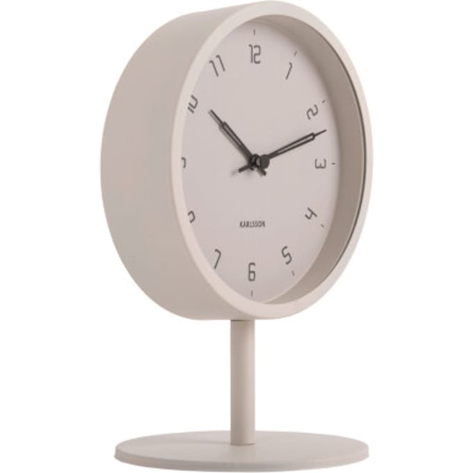 Karlsson Tafelklok Stark - Grijs - Ø15cm - Modern