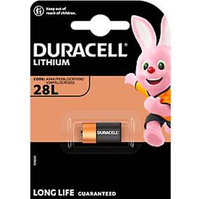 Duracell Lithium PX28L batterij, 1 stuk, Duralock Power Preserve technologie