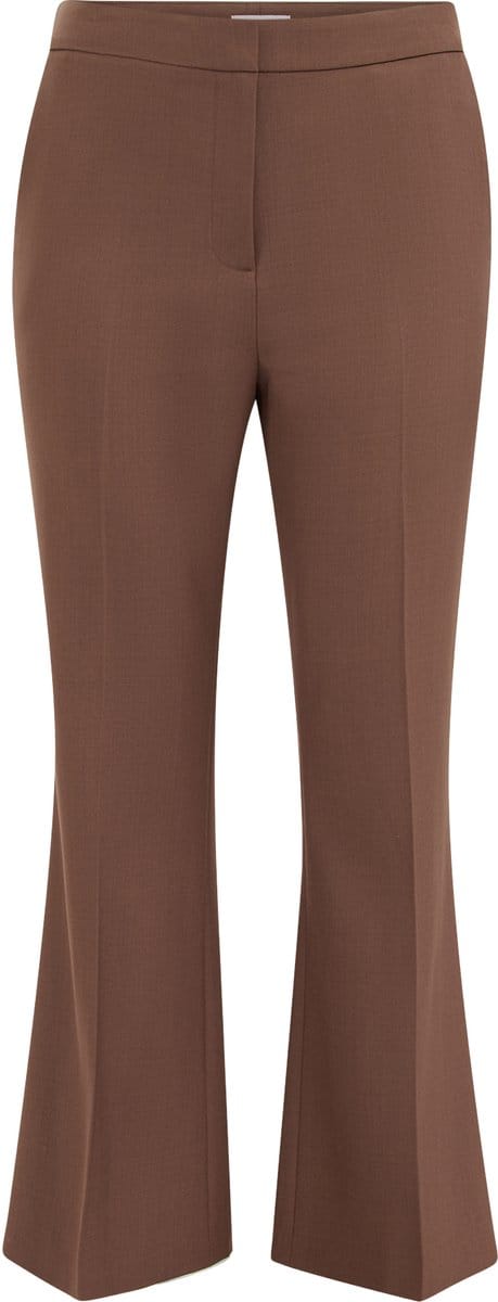 WE Fashion Dames flared pantalon - Curve