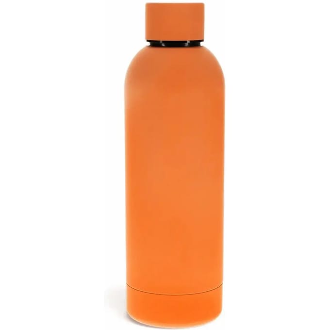Met rubber beklede stalen fles Rex London