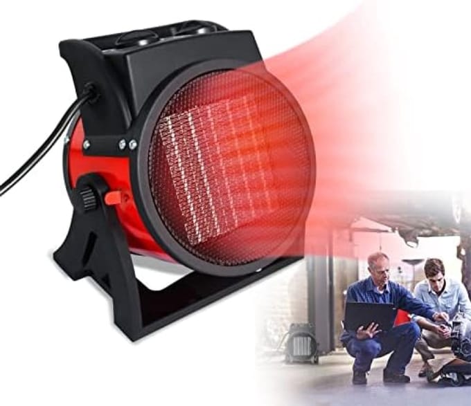 Krachtige keramische verwarming met draagbaar ontwerp - Elektrische kachel - 3000W