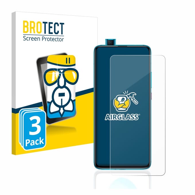 Screenprotector 3 Stuks voor Xiaomi Poco F2 Pro Beschermglas transparant