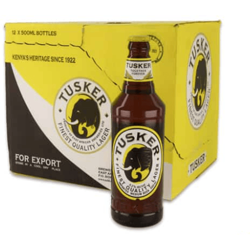 TUSKER Bier 4,2% alc. 500 ml x 12