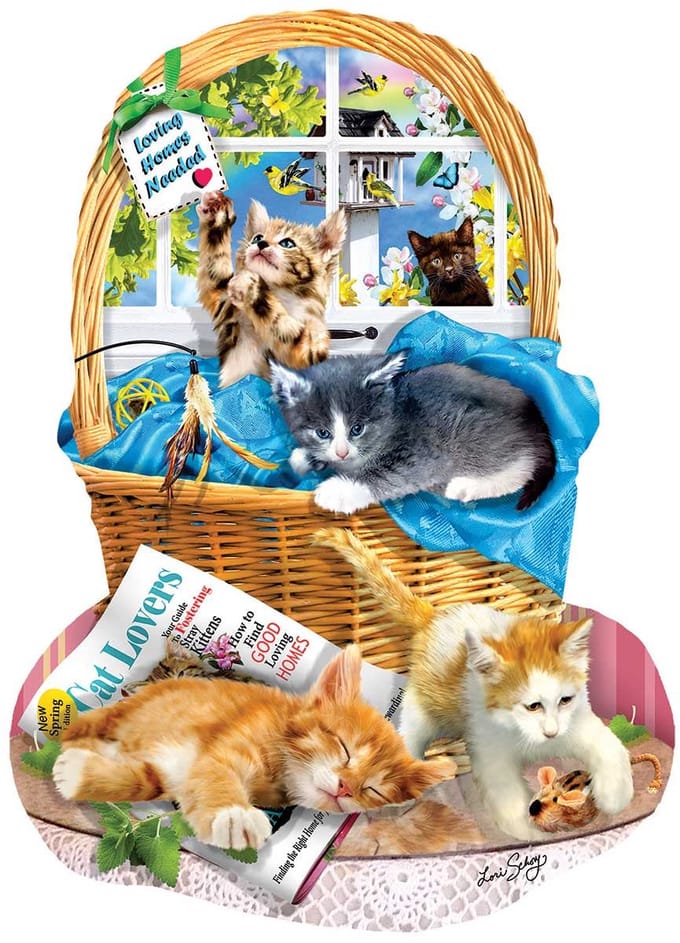 SunsOut puzzel Free Kitties - 1000 stukjes - legpuzzel katten.