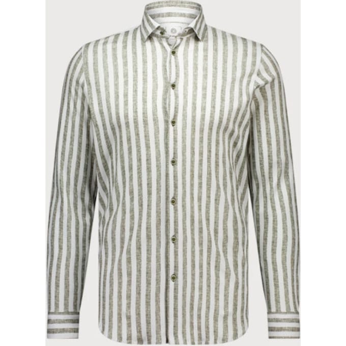 Blue Industry Streepmotief jersey overhemd |