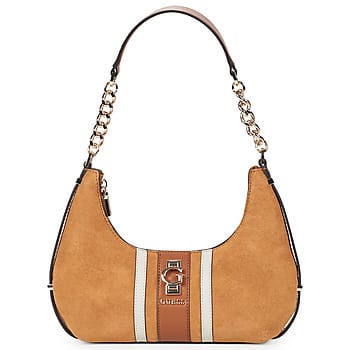 Guess Erenia Kleine Schoudertas Dames - Leer - Cognac