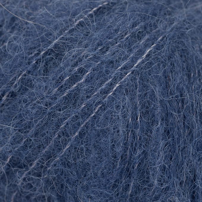 DROPS Brushed Alpaca Silk Uni Colour - 39 marineblauw - Wol Garen