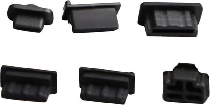 New Age Devi - Siliconen Stof Pluggen voor PS5 - Set van 7 stuks - USB Interface - Anti-stofkap - Geschikt voor Playstation 5