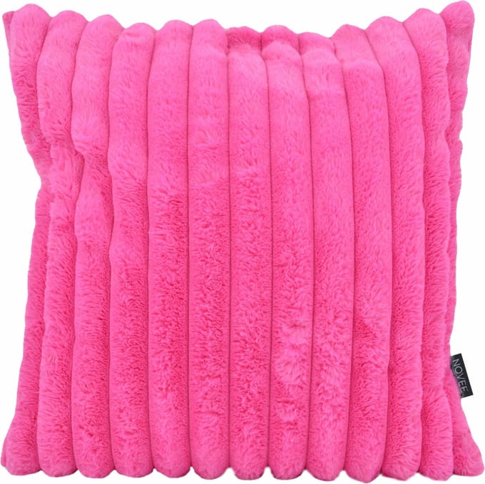 Rosie Rib Roze Kussenhoes | 45 x 45 cm | Polyester