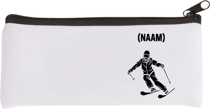 Akyol - skiën Etui - Sport - skiër - wintersport - 20 bij 9 cm
