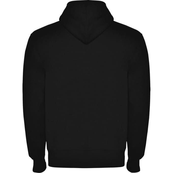 Roly Heren Montblanc Full Zip Hoodie (Zwart)