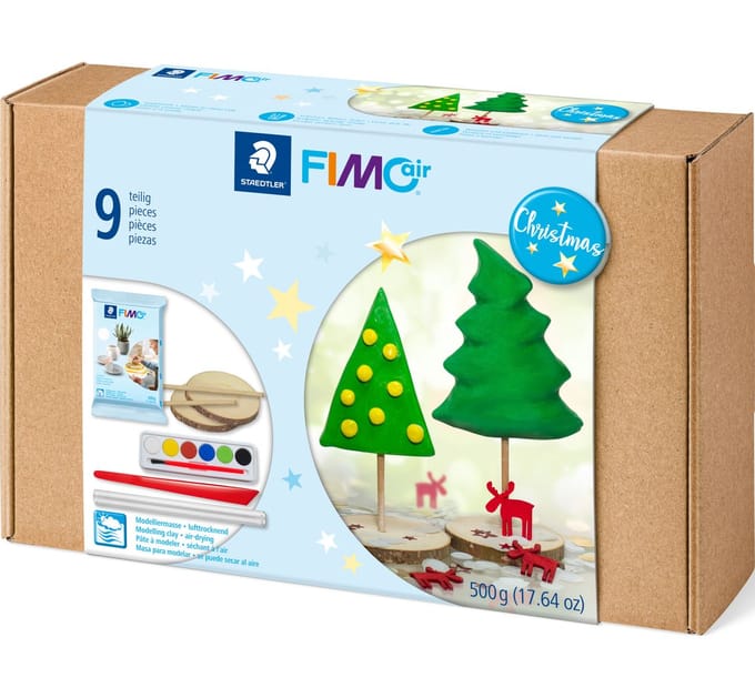 FIMOair - luchtdrogende boetseerklei - set Christmas