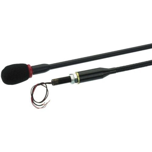 Zwanenhals Spraakmicrofoon Monacor EMG-610P Zendmethode:Direct Incl. windkap