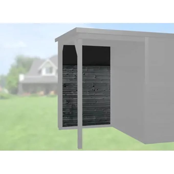 Weka Achterwand 150cm Antraciet