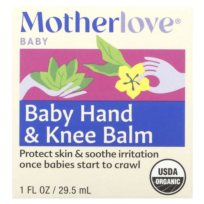 Motherlove, Baby Hand & Knee Balm, 1 fl oz (29.5 ml) white