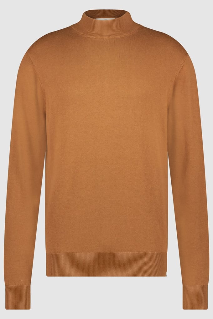Circle of Trust Fabian Mockneck Brownstone Größe: S | Turtlenecks Outlet | Herren | Braun