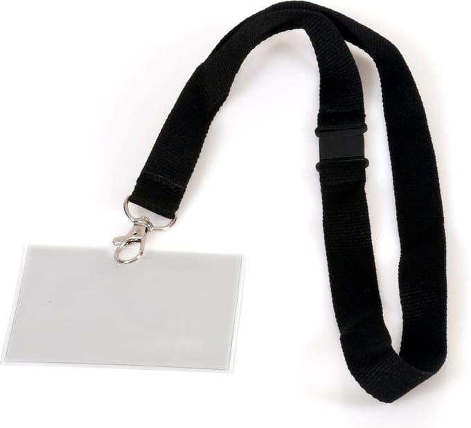 Europel Badge- Pashouder met Koord 90 x 60 mm/5 stuks