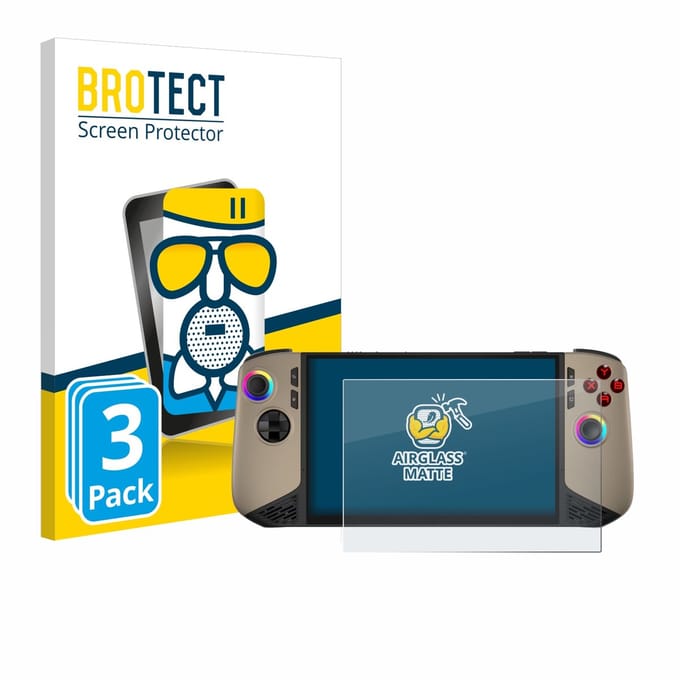 BROTECT - Screenprotector voor MSI Claw 8 AI+ - Folie Beschermfolie Beschermglas matte 3 Stuks