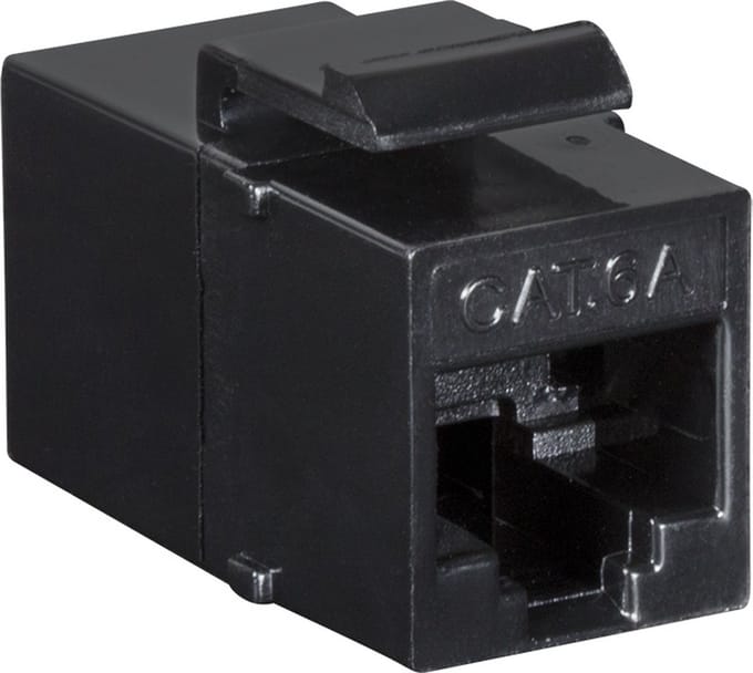 LogiLink Cat.6A Keystone Inline Coupler UTP only 14.7 mm Breedte slim Type
