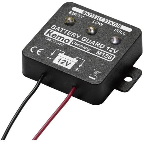 Kemo M188 Accubewaker Ontlaadbescherming 12 V/DC