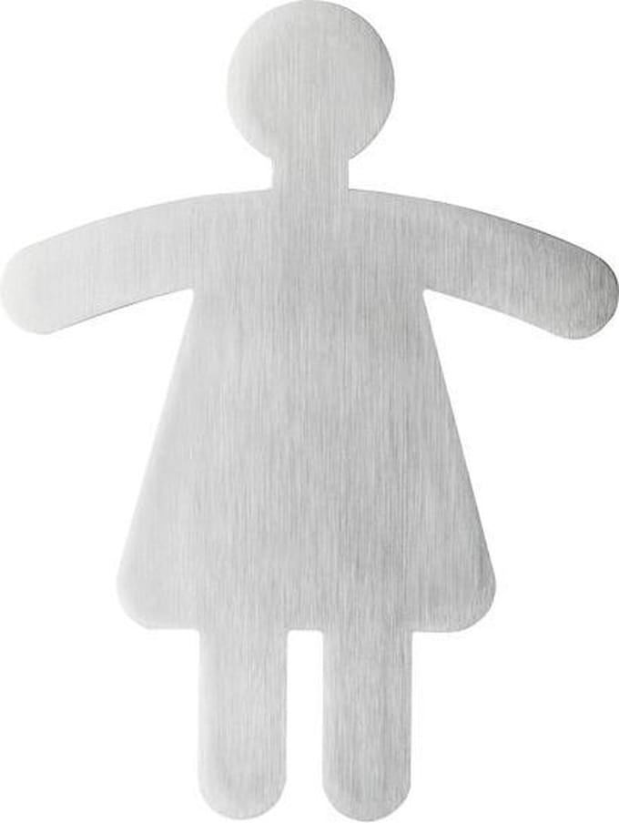 RVS Pictogram Symbool 120x90mm dames