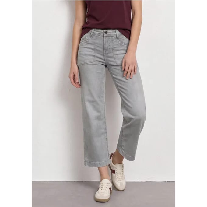 7/8 Mid Waist jeans culotte in Loose Fit