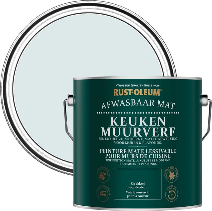 Rust-Oleum Lichtblauw Keuken muurverf - Marcella 2,5L