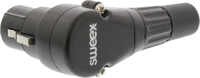 Sweex SWOP15903B Connector Xlr 3-pin Female Vernikkeld Zwart