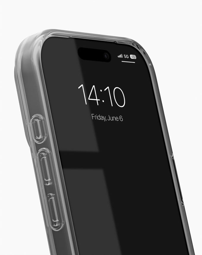 iDeal of Sweden Clear Case geschikt voor iPhone 17 Pro Max Tinted Black