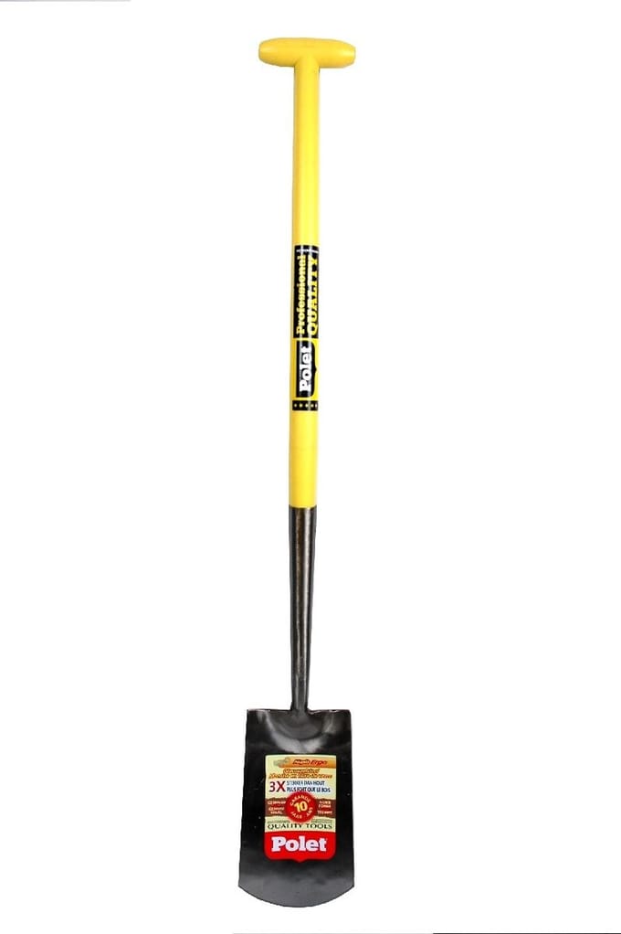 MM Eurotool Spade gepolijst, GLASFIBER steel