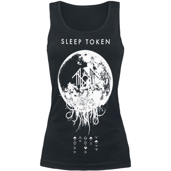 Sleep Token Top - Moon - S tot M - voor Vrouwen - zwart