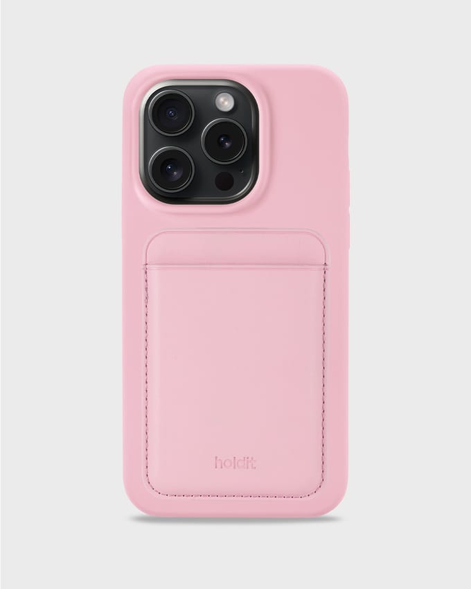 Pink Card Holder Magsafe Compatible