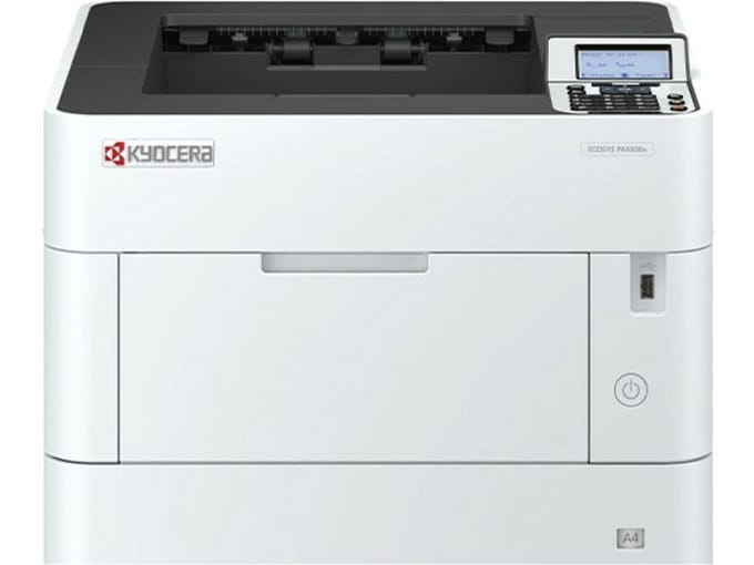 Laserprinter Kyocera ECOSYS PA5500x, zwart-wit, USB,LAN,SD-/SDHC, duplex/mobiel afdrukken, tot A4, incl. toner, wit