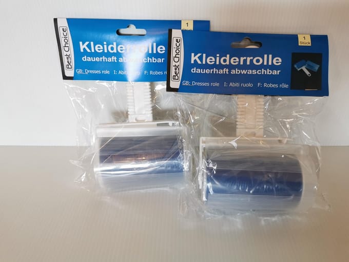 Set van 2 Pluizenrollers voor kledij  afwasbaar en lang bruikbaar