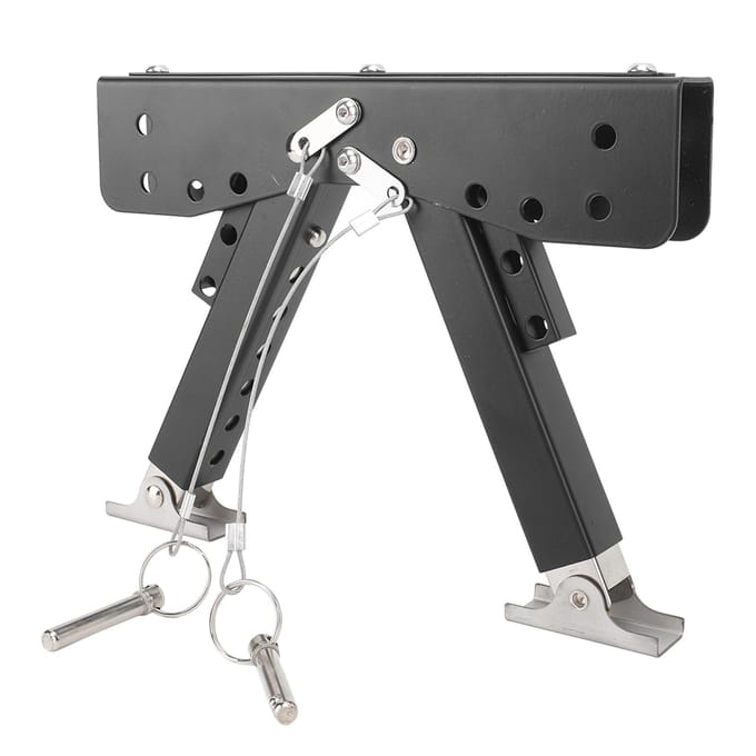 RV Stapstabilisator Huishoudelijk Multifunctioneel Opvouwbaar Staal Solide Stand RV Stapstabilisator gray
