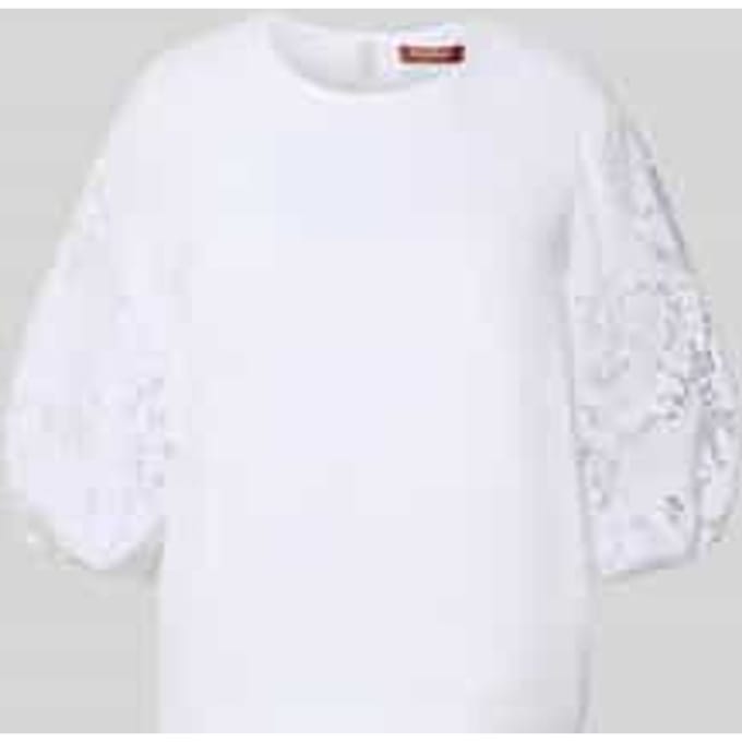regular fit blouse met broderie model 'ORDINE'