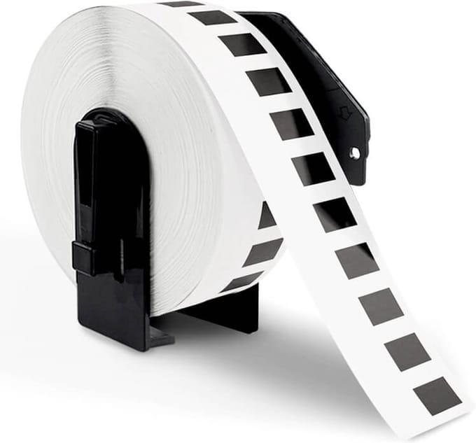Boxstuff labels geschikt voor Brother DK-22210 - 29 mm x 30,48 mm - Wit - Labelrollen - Labels