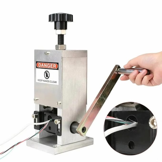 NordHaus Draadstripmachine - Kabelstripper - 1,5-25 mm Capaciteit - Handmatig of met Boormachine - Aluminium Constructie