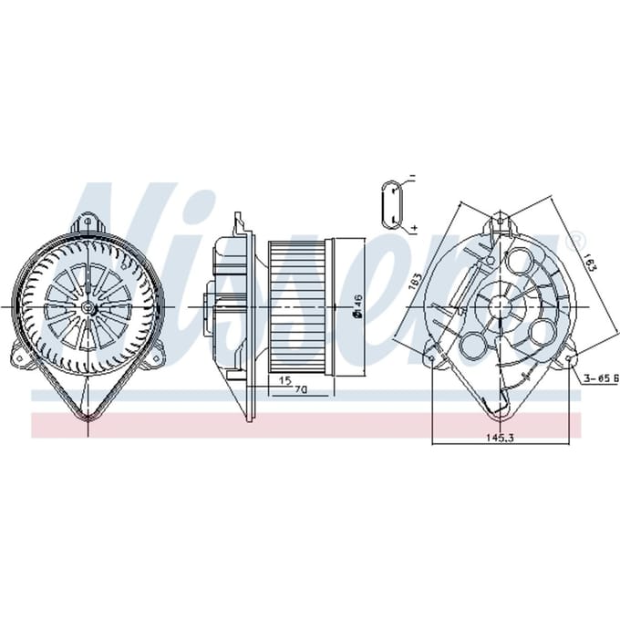 Interieurventilatie NISSENS 87265