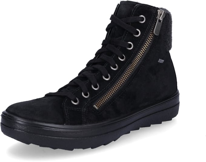 Legero dames veterboot Mira zwart 8,5