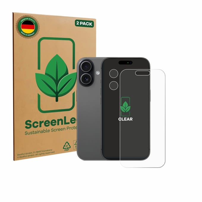 2 Stuks Screenprotector voor Apple iPhone 17 (Voor+Camera) - Hoogwaardige Beschermfolie transparant