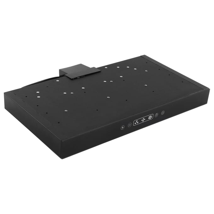 Onderbouw Afzuigkap 3 Snelheden Ventilator RVS Touch Bedieningspaneel LED Licht voor RV Camper gray