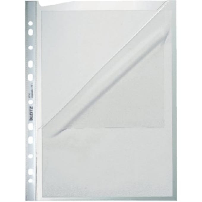 Leitz Premium Showtas A4 - 30% Gerecycled Plastic - PP - 0,13 mm - 11-gaats - 100 stuks - Transparant