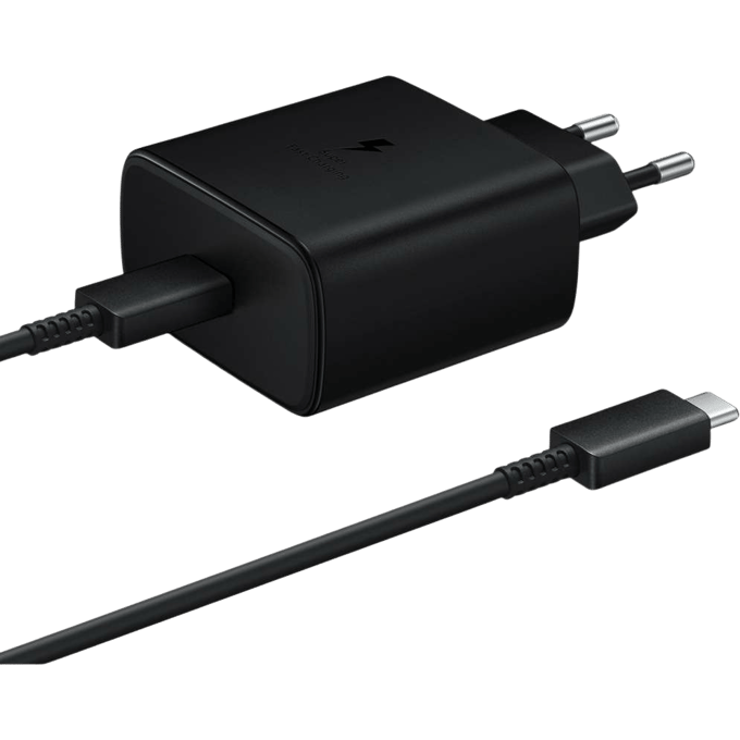 Samsung USB-C Snellader 45W + USB-C Kabel Black