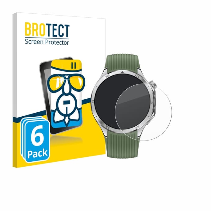 Screenprotector 6 Stuks voor OnePlus Watch 3 Beschermglas transparant