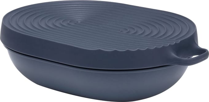 HIP - OBP Saladeschaal met Deksel Ripple 1,5 liter - Thermoplastic - Grijs