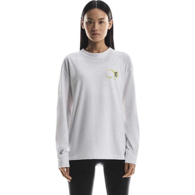 On Club Lg-t Graphic 1 White Maat: M | Longsleeves Outlet | Dames | Wit